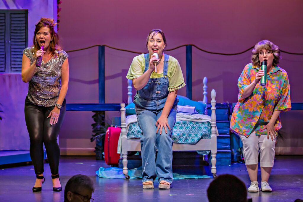 Donna, Tanya and Rosie sing Dancing Queen